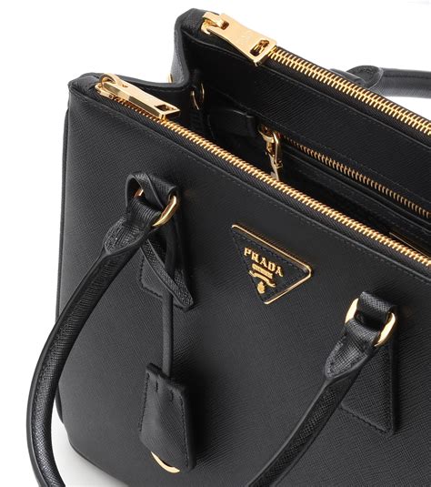 prada small black saffiano cuir leather tote bag|Prada odette saffiano.